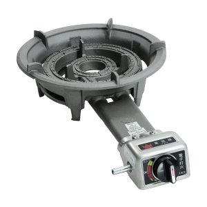 皇冠牌C307 三環火電子打火生鐵爐(商業用)