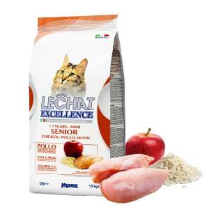 Lechat Excellence 雞肉蘋果 高齡貓配方 1.5 kg