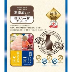 Riverd Republic 貓貓無添加肉泥混味 (20本) - 雞肉/雜錦海鮮