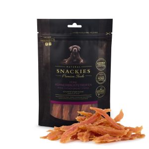 Snackies Dried Chicken Breast Stripes Dog Treats (180g)