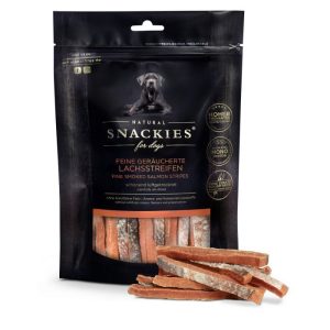 SNACKIES SMOKED SALMON STRIPES (170g)