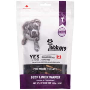 TubbyK9 Beef liver wafers (100g)